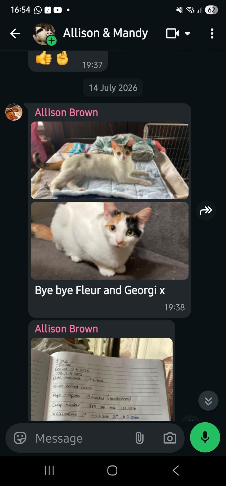 Fleur and Georgi